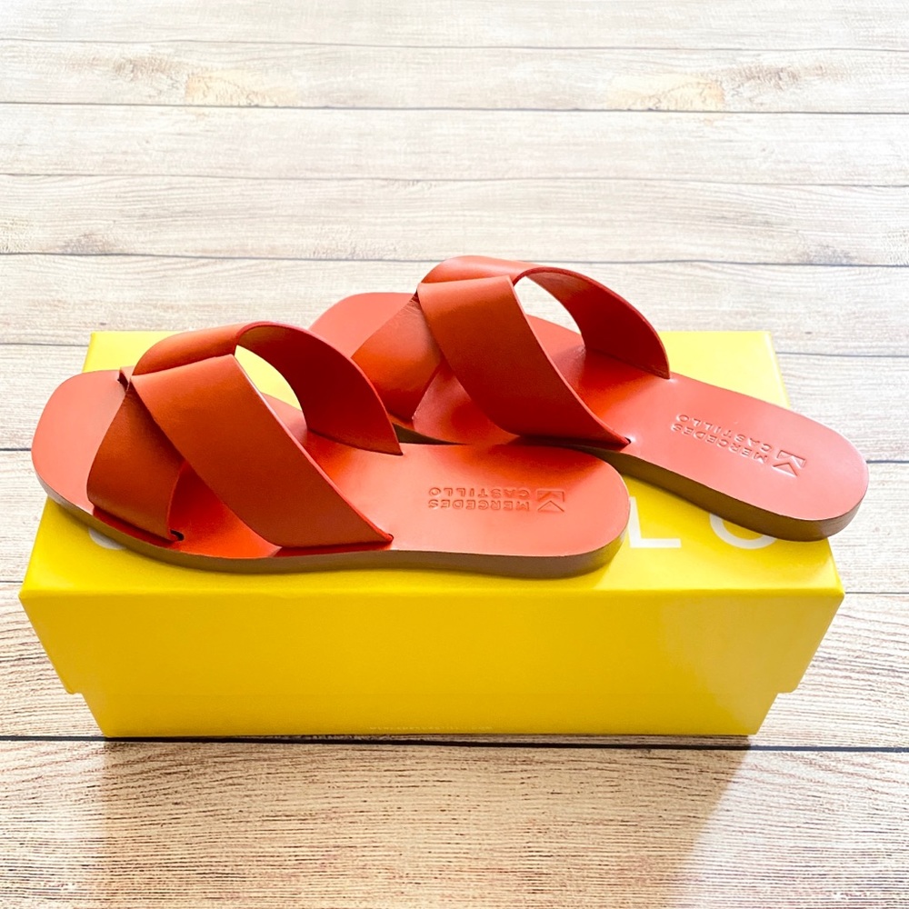 Mercedes Castillo Leather Sandals - Picture 4 of 6